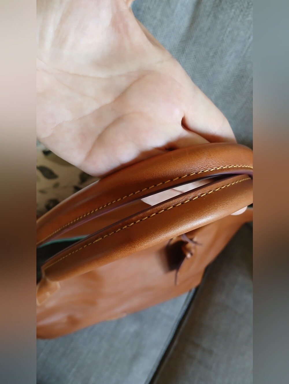 Dooney & Bourke Florentine Rusell Leather Tote Bag - Picture 7 of 14